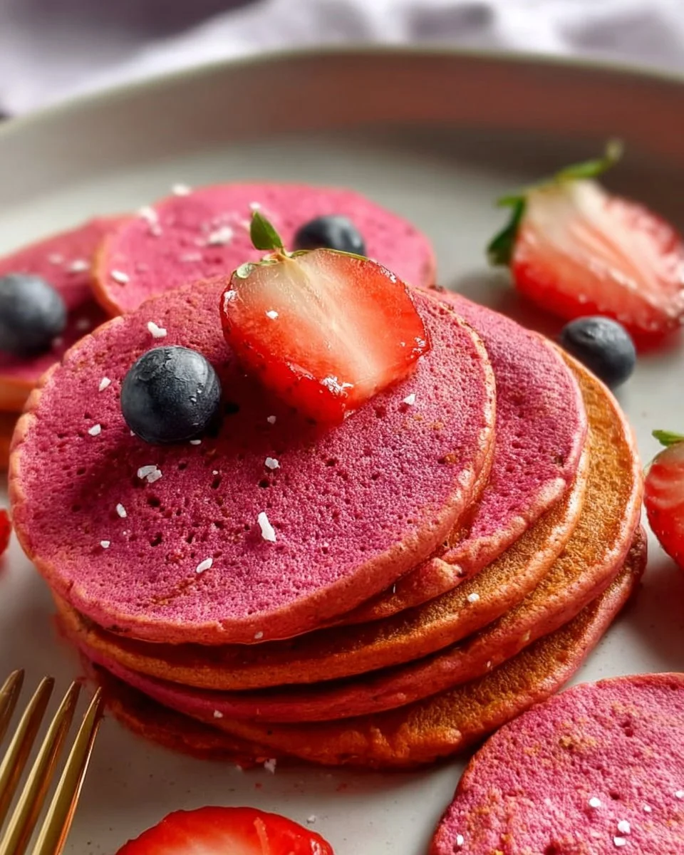 Easy Red Pancakes