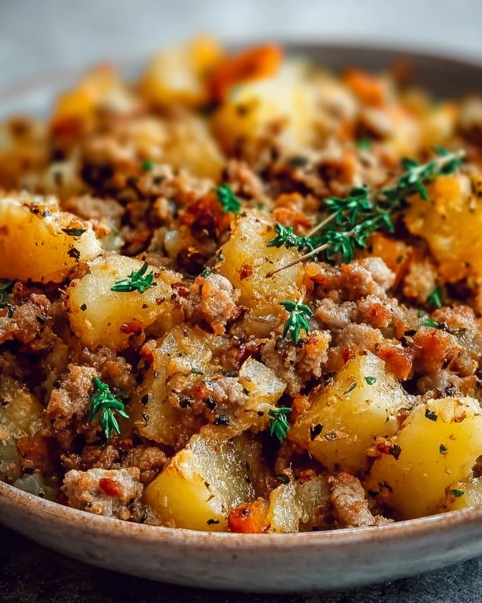 Ground Turkey and Potatoes