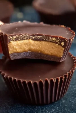 Healthy peanut butter cups made with wholesome ingredients