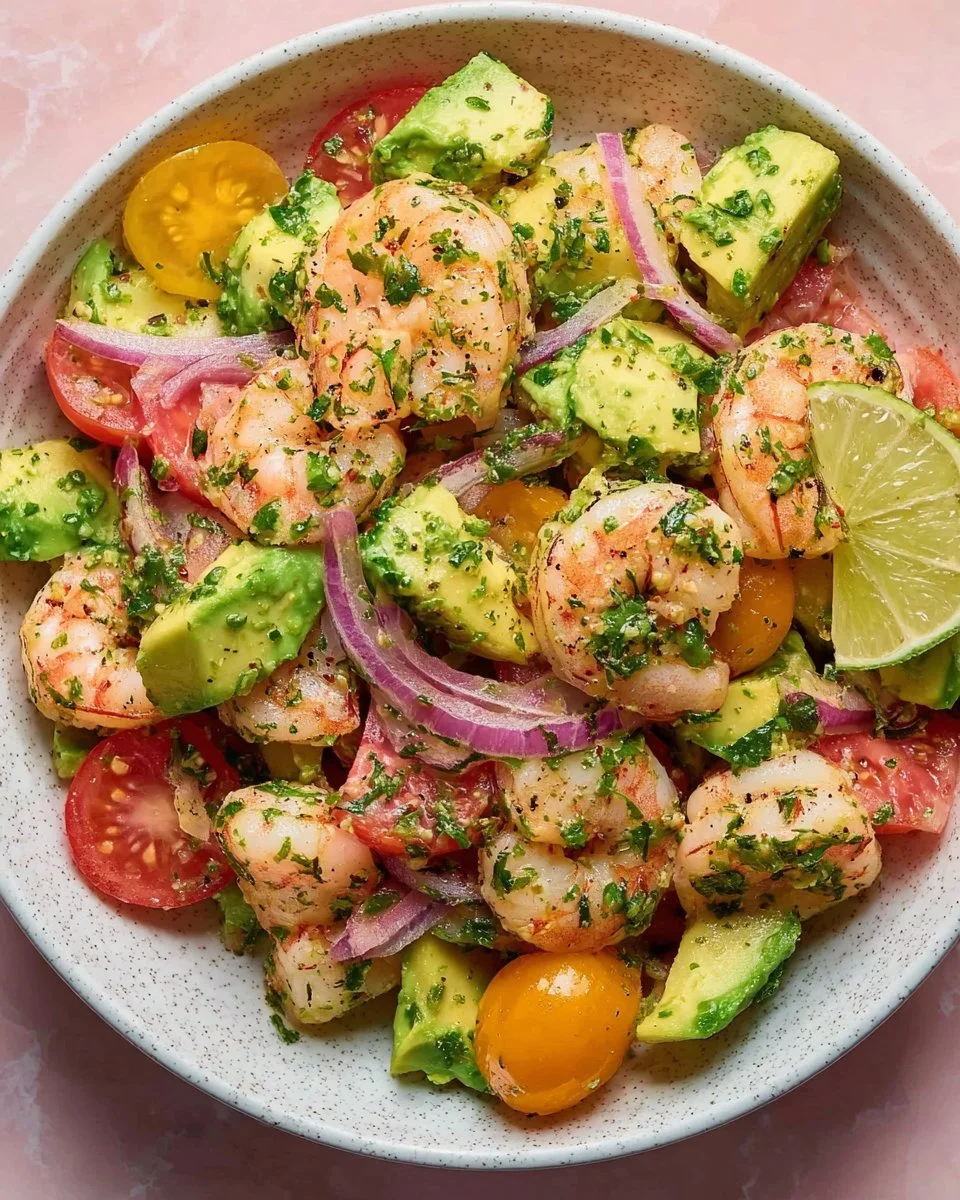 Healthy Shrimp Avocado Salad