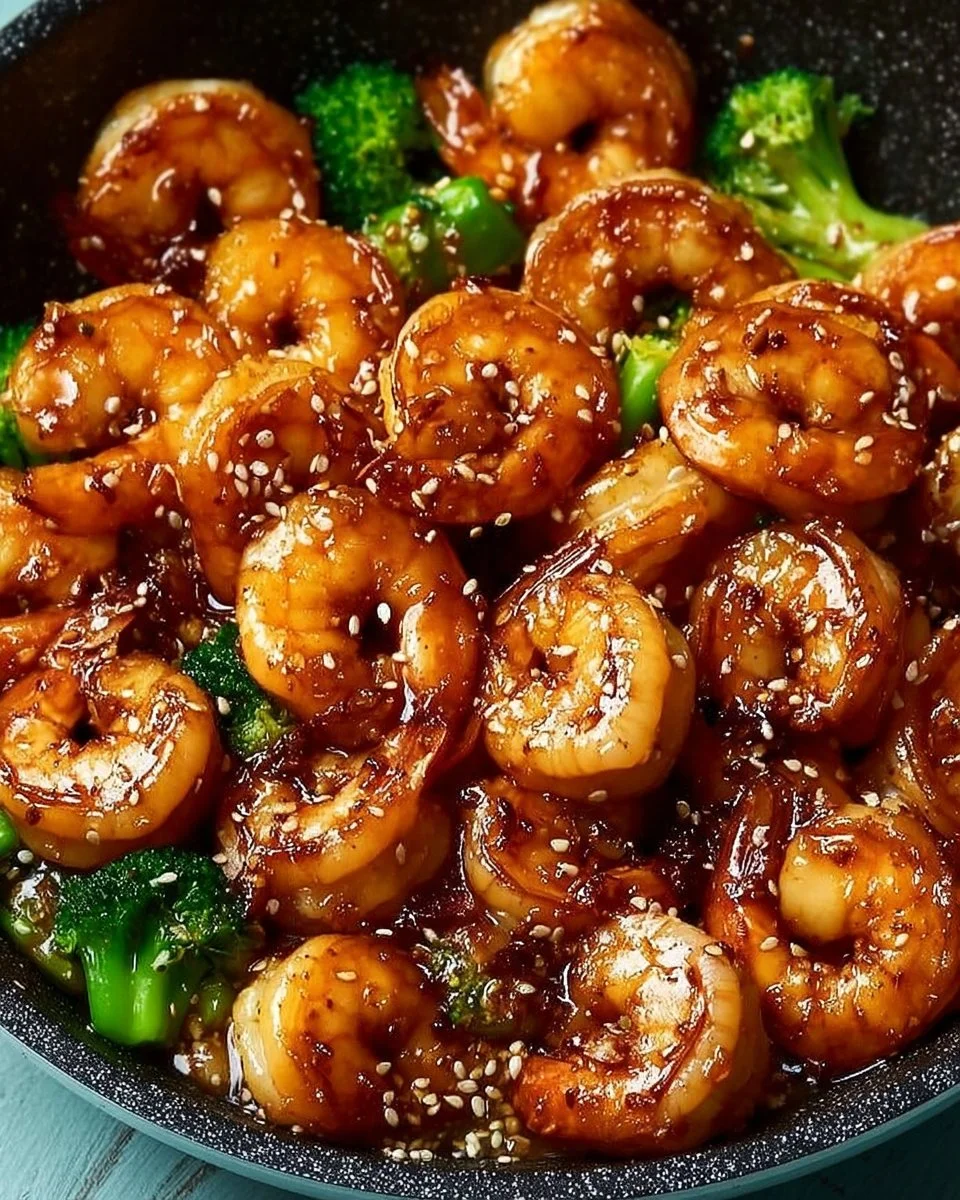 High-Protein Honey Garlic Shrimp