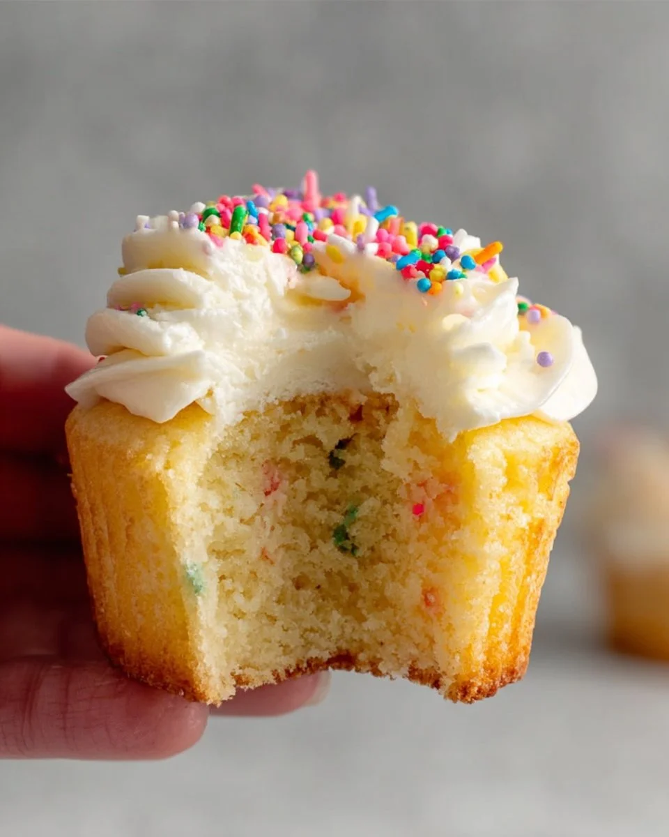 Homemade Funfetti Cupcakes