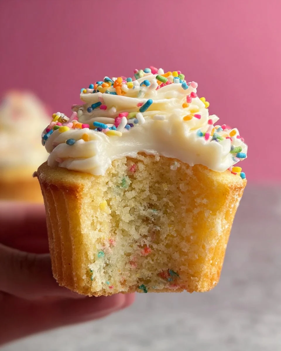 Homemade Funfetti Cupcakes
