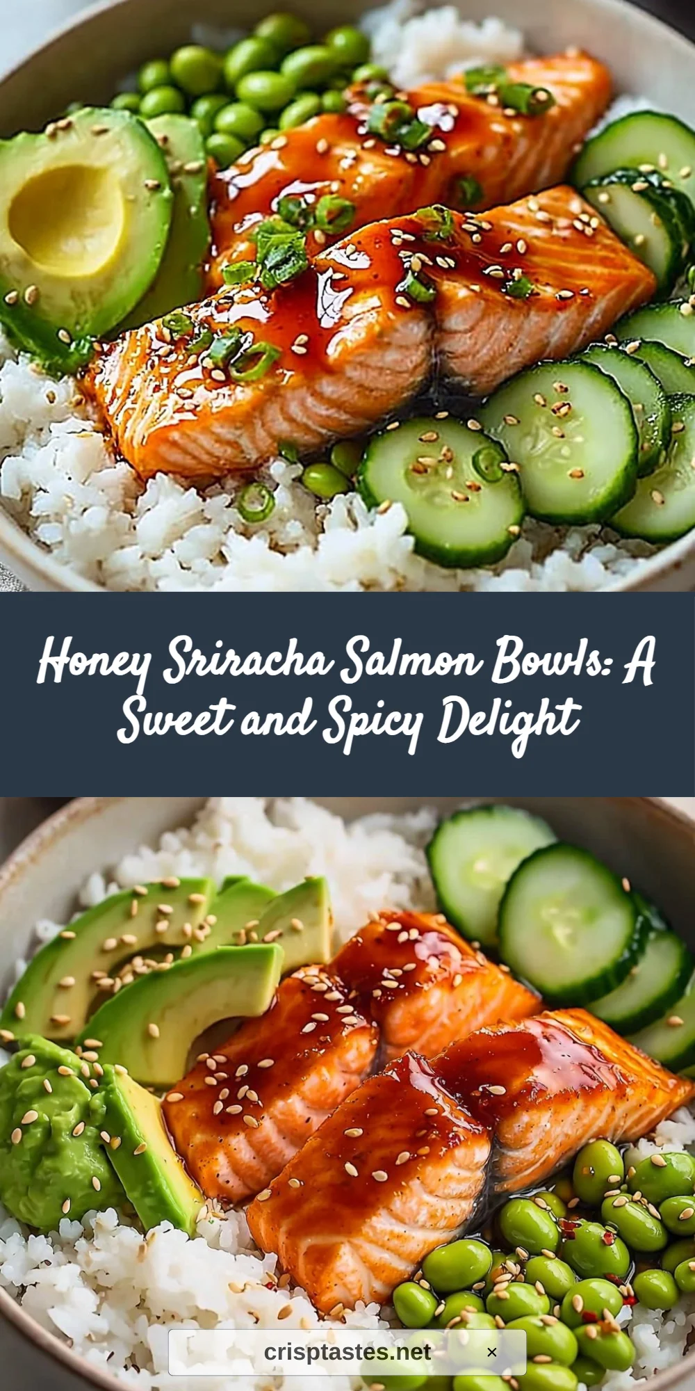 Honey Sriracha Salmon Bowls: A Sweet and Spicy Delight
