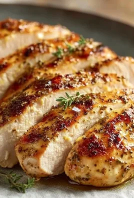 Delicious Ina Garten boneless skinless chicken breasts ready to serve.