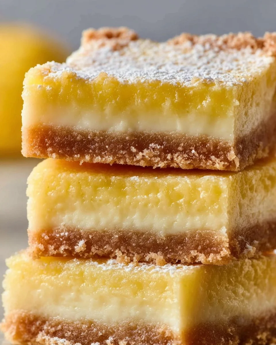 Lemon Bars with Condensed Milk