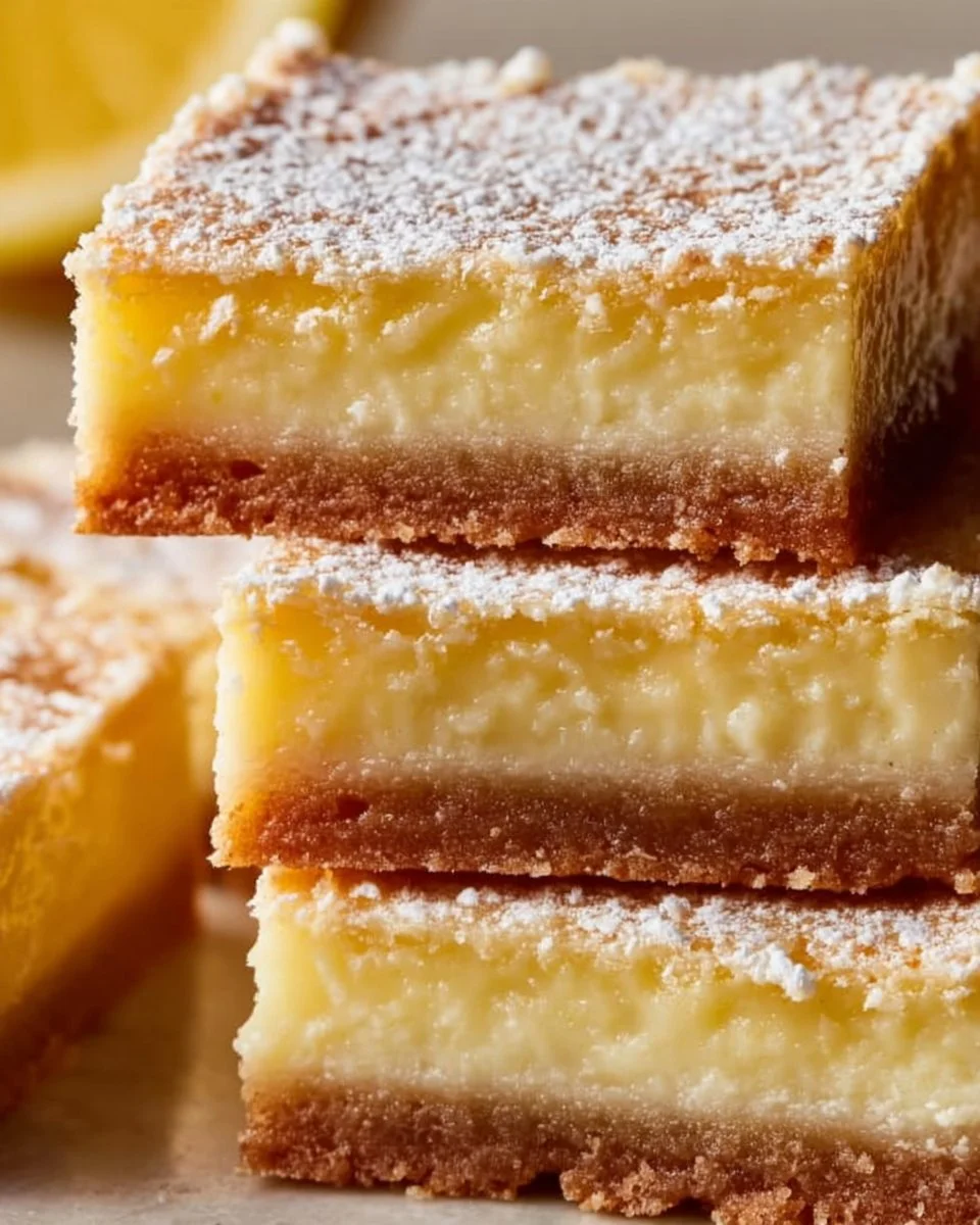 Lemon Bars with Condensed Milk