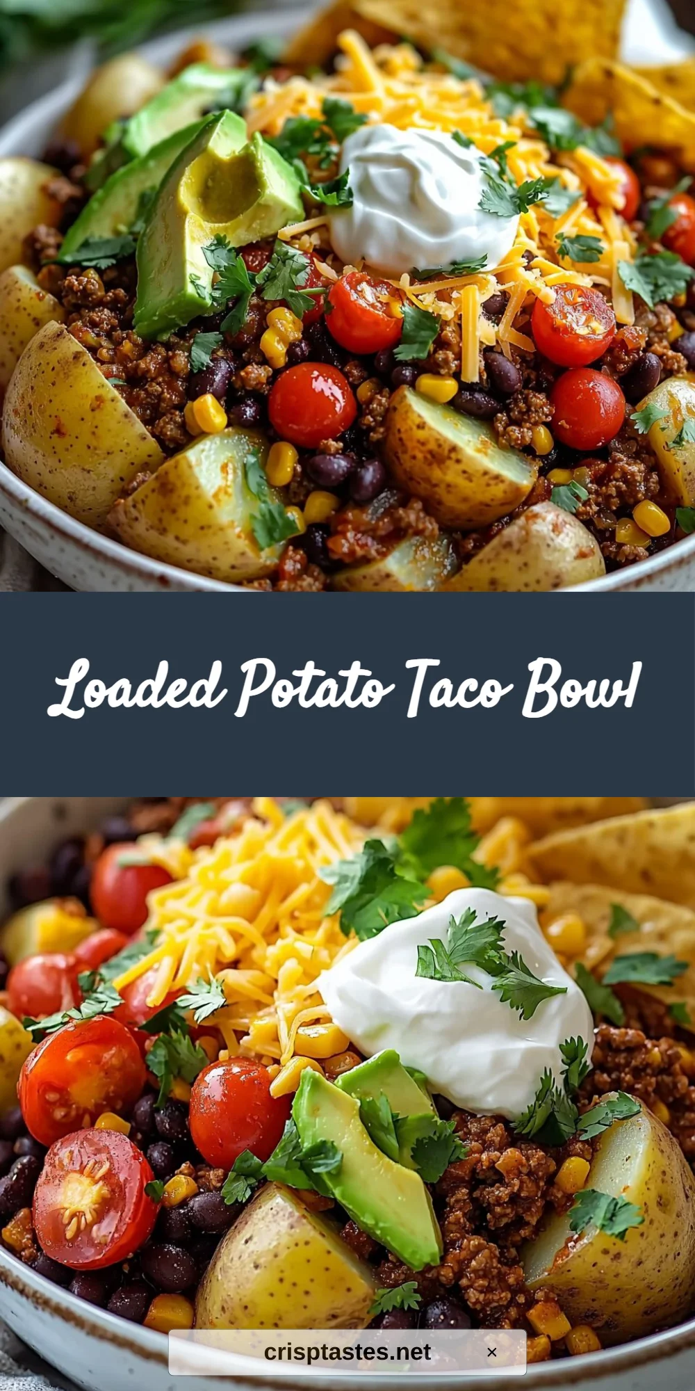 Loaded Potato Taco Bowl