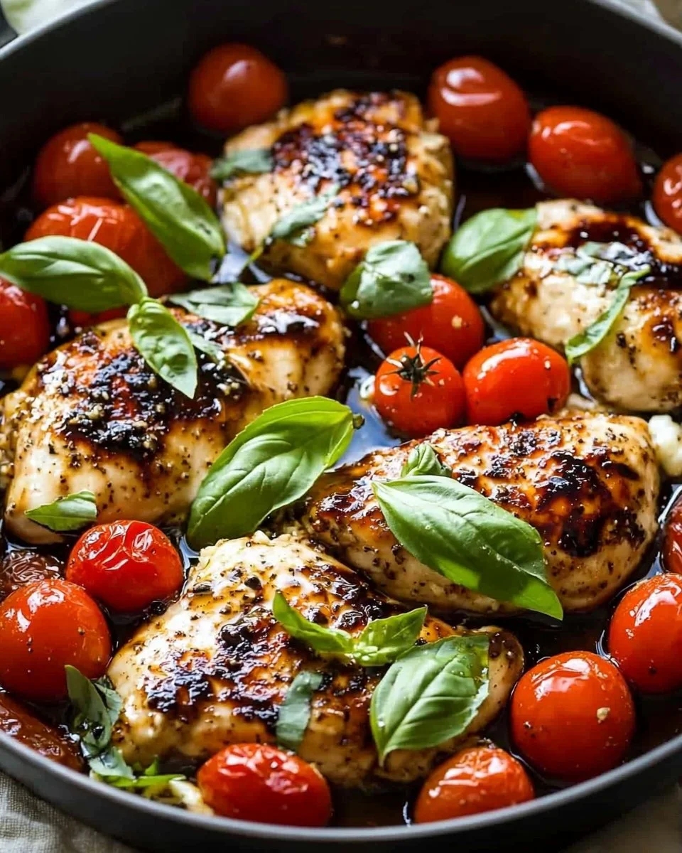 One-Pan Juicy Chicken with Balsamic Sauce