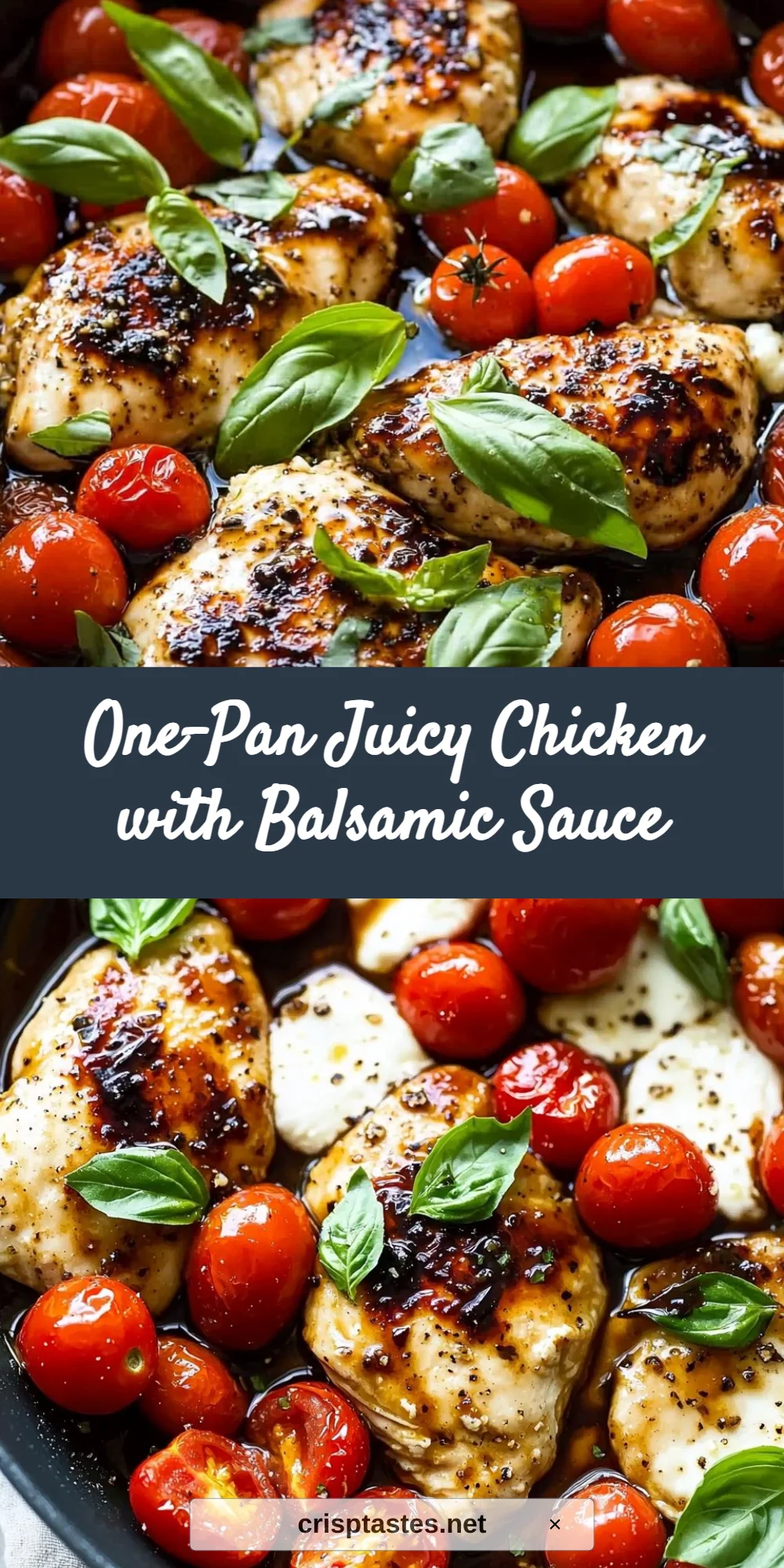 One-Pan Juicy Chicken with Balsamic Sauce