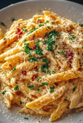 Delicious one pot creamy garlic pasta served in a bowl
