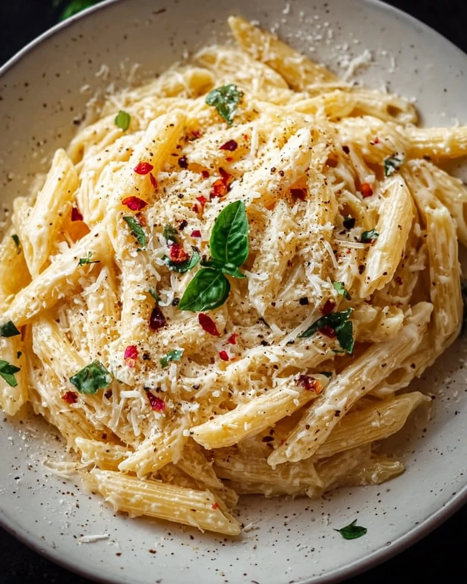 One Pot Creamy Garlic Pasta