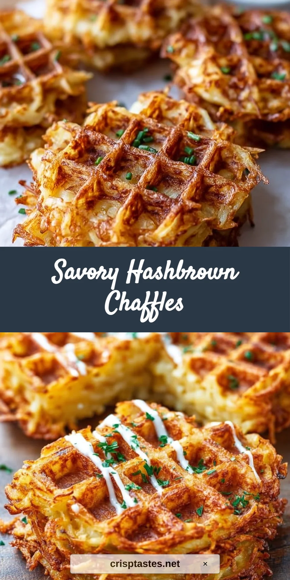 Savory Hashbrown Chaffles