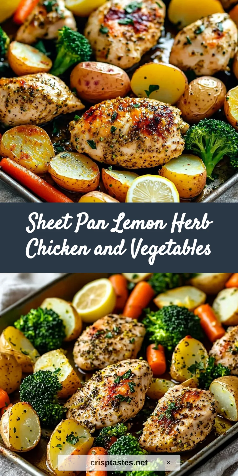 Sheet Pan Lemon Herb Chicken and Vegetables