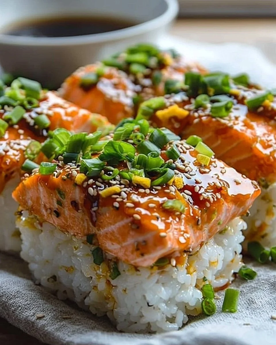 Spicy Salmon Sushi Bake Recipe