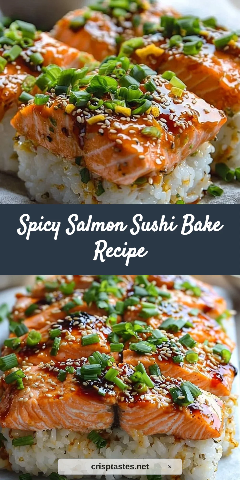 Spicy Salmon Sushi Bake Recipe
