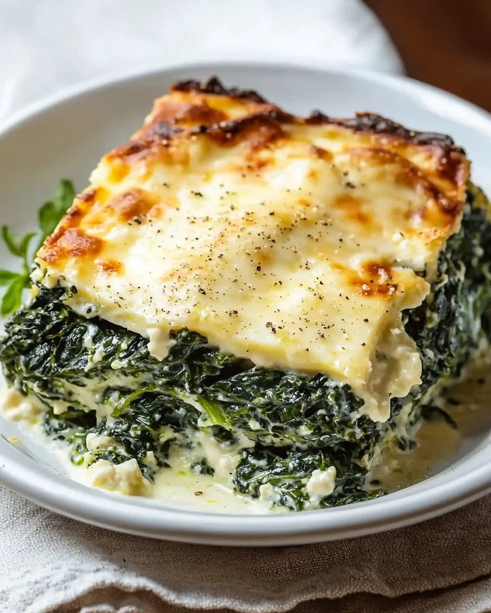 Spinach Gratin (Spinach Casserole)