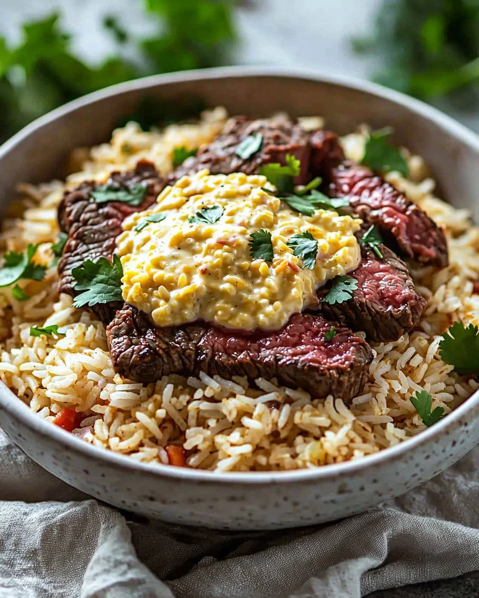 Steak & Cheese Rice