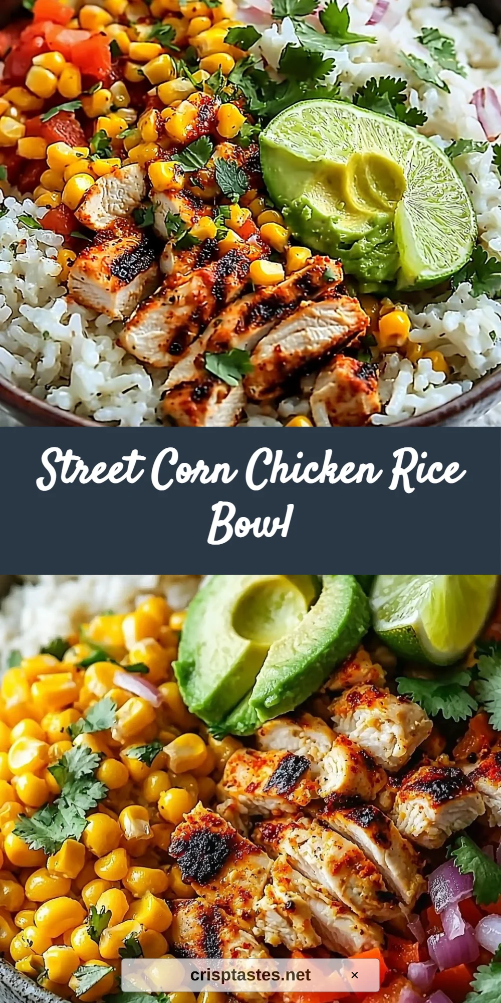 Street Corn Chicken Rice Bowl
