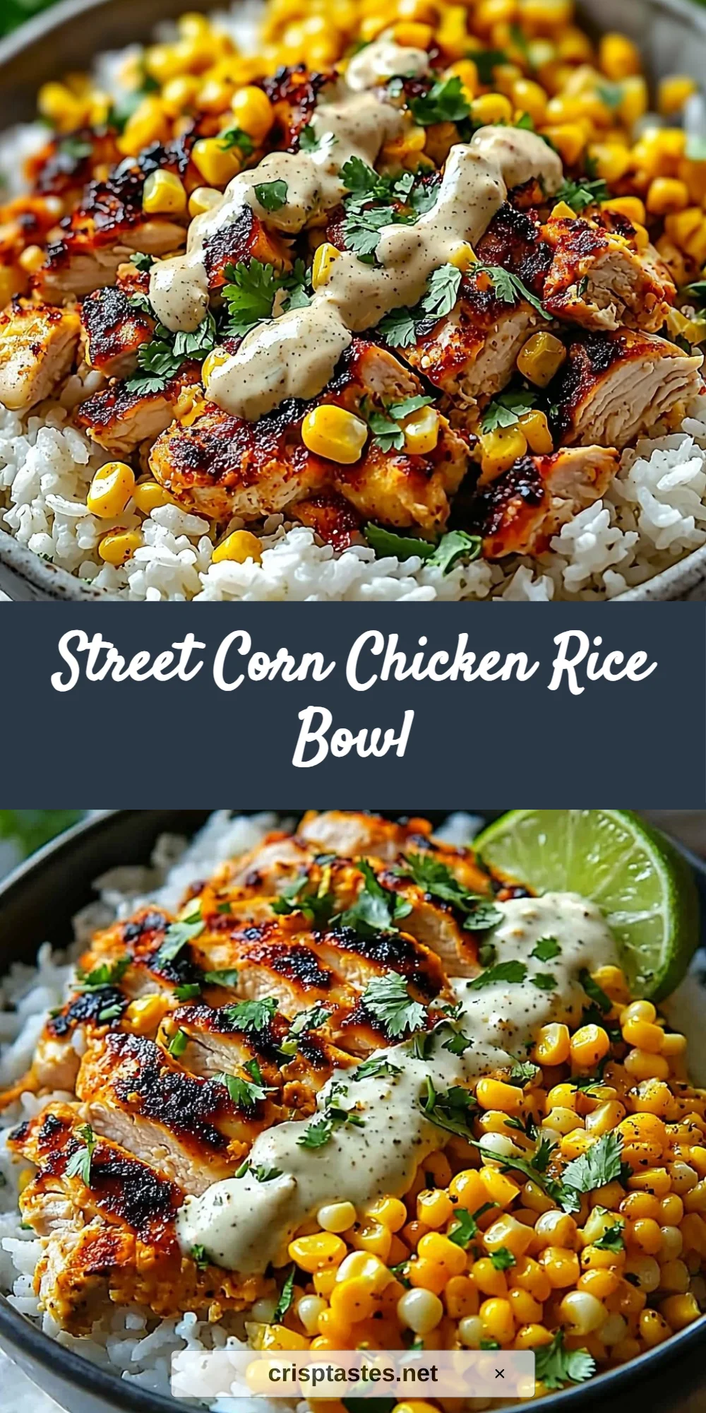 Street Corn Chicken Rice Bowl