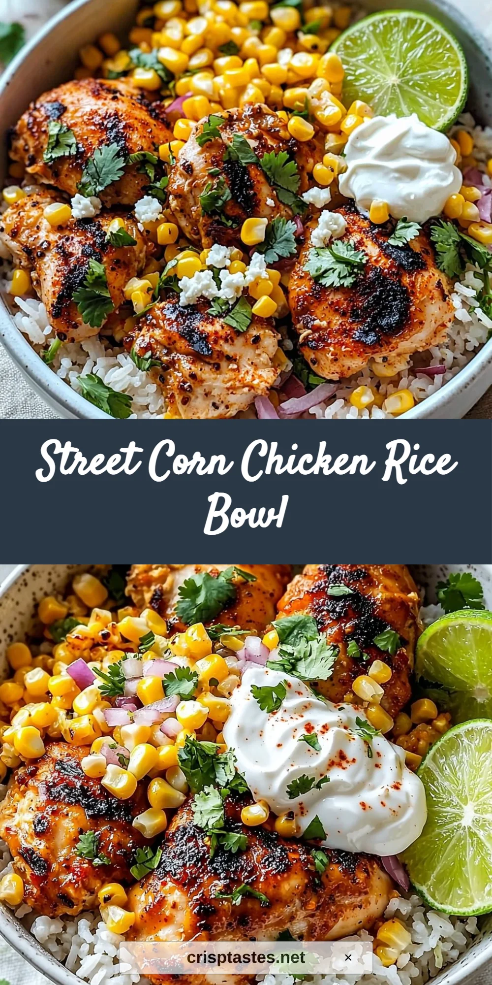 Street Corn Chicken Rice Bowl