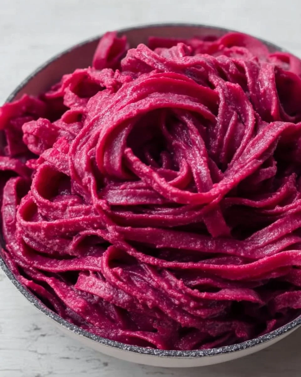 Vegan Beet Pasta