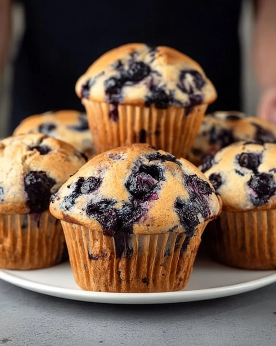 Vegan Blueberry Muffins