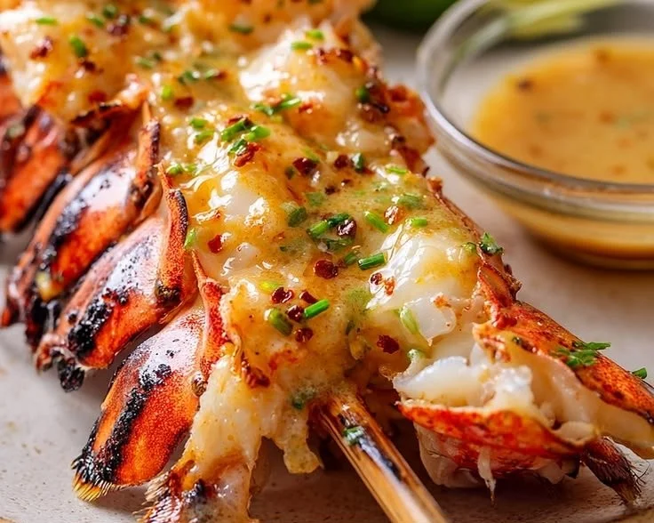20-Minute Grilled Lobster Tail Skewers