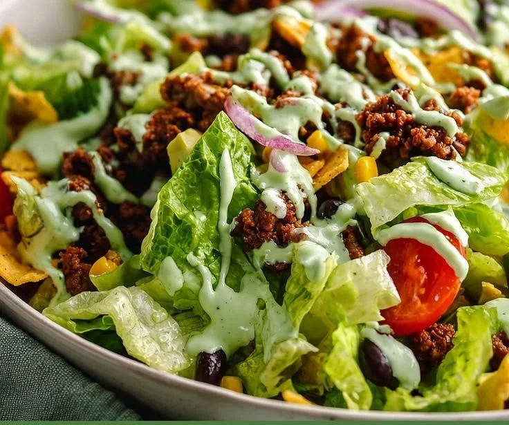 30-Minute Green Goddess Taco Salad