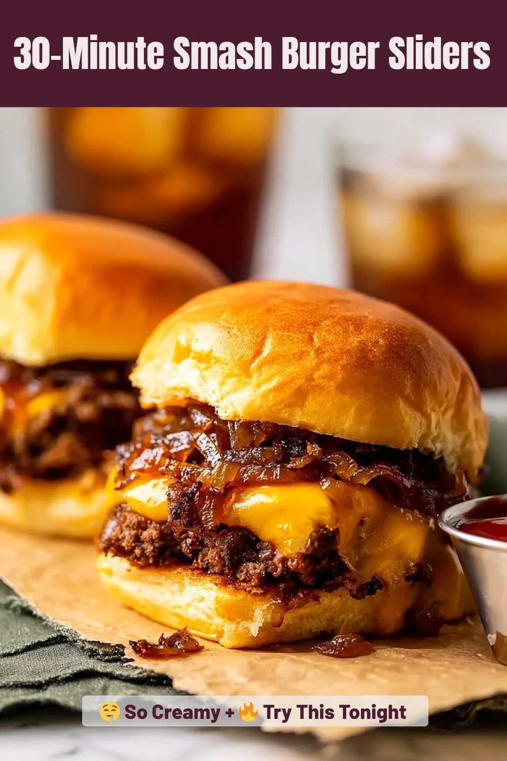 30-Minute Smash Burger Sliders