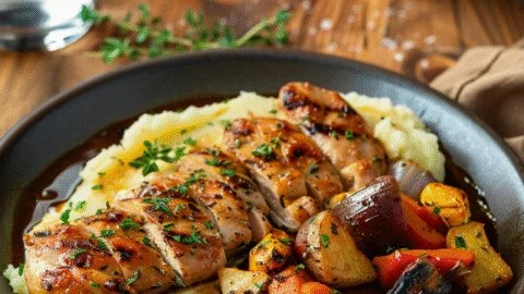 Aiguillettes de poulet grillées