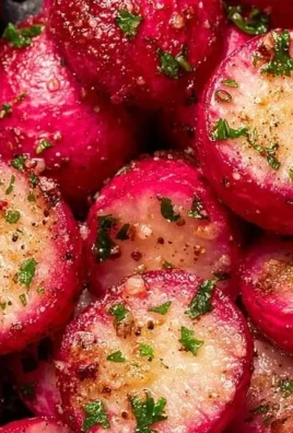 Deliciously roasted air fryer radishes served in a bowl