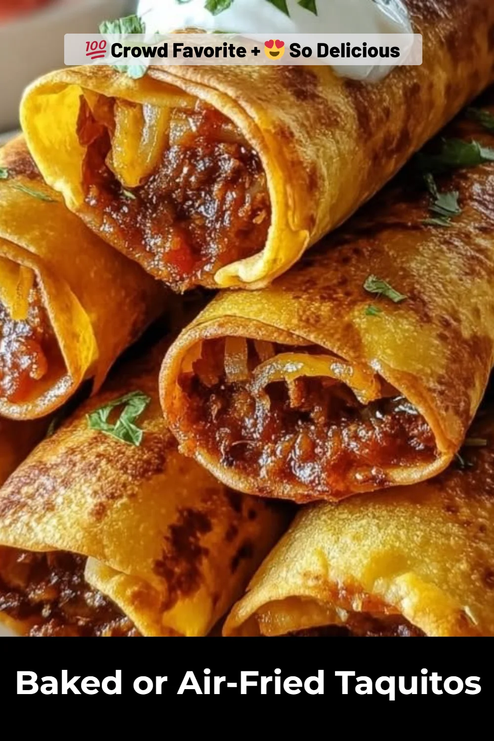Baked or Air-Fried Taquitos