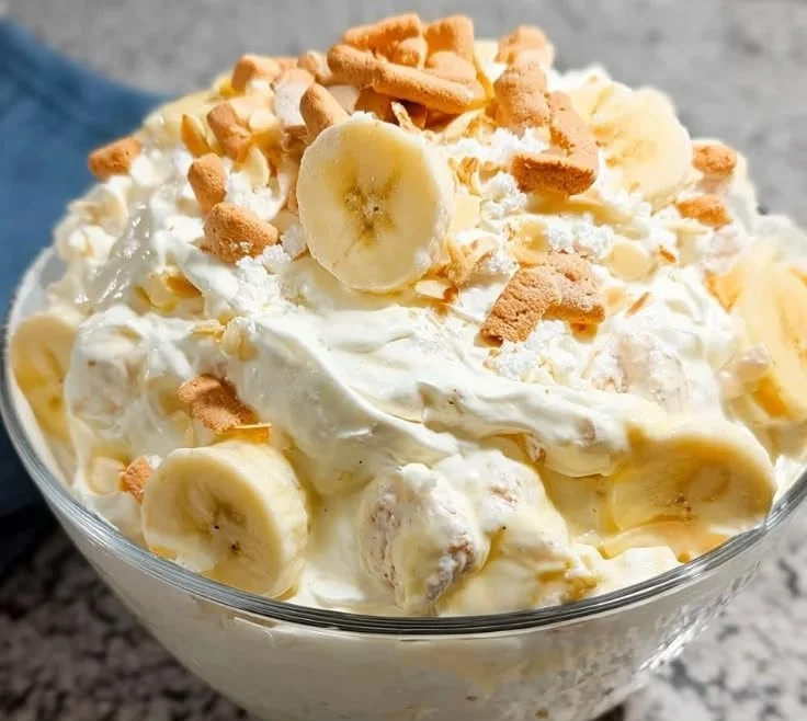 Banana Pudding Fluff Salad