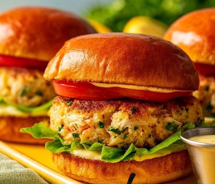 Brioche Crab Cake Sandwiches