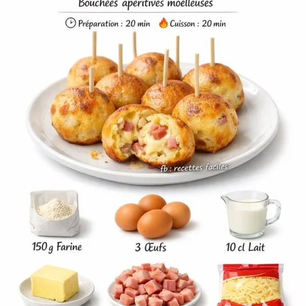Cake pops salés au jambon et fromage présentés sur une jolie assiette.