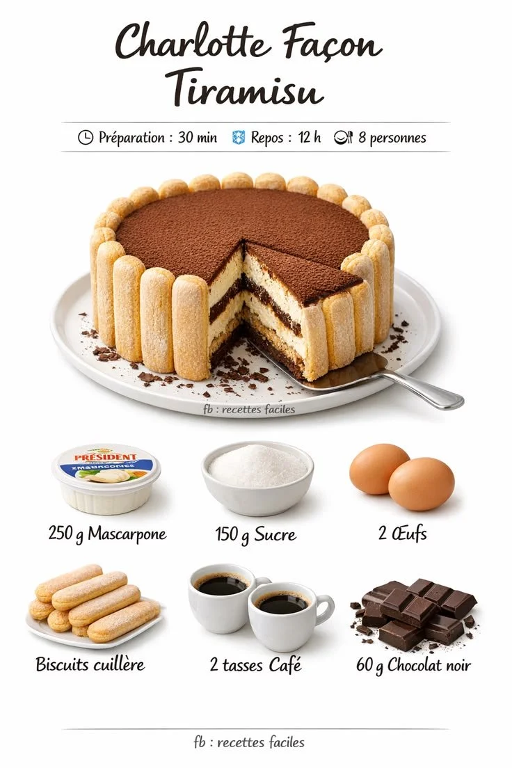Charlotte Façon Tiramisu