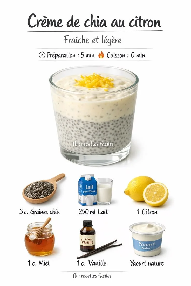 Chia Pudding with Lemon