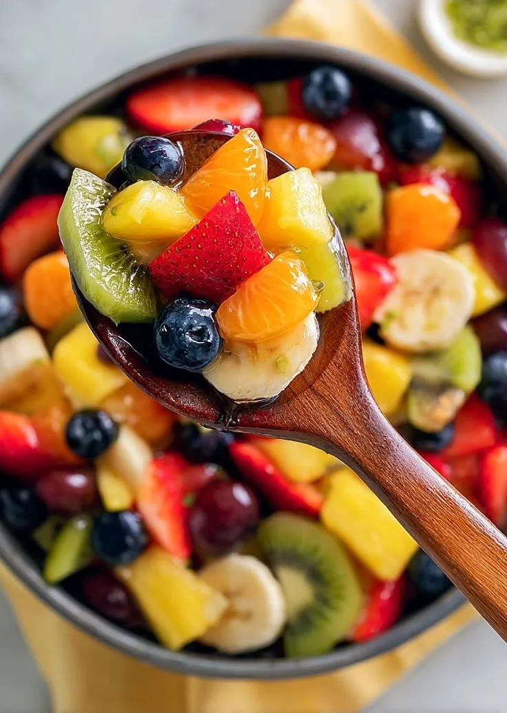 Citrus Fruit Salad with Honey Lime Dressing