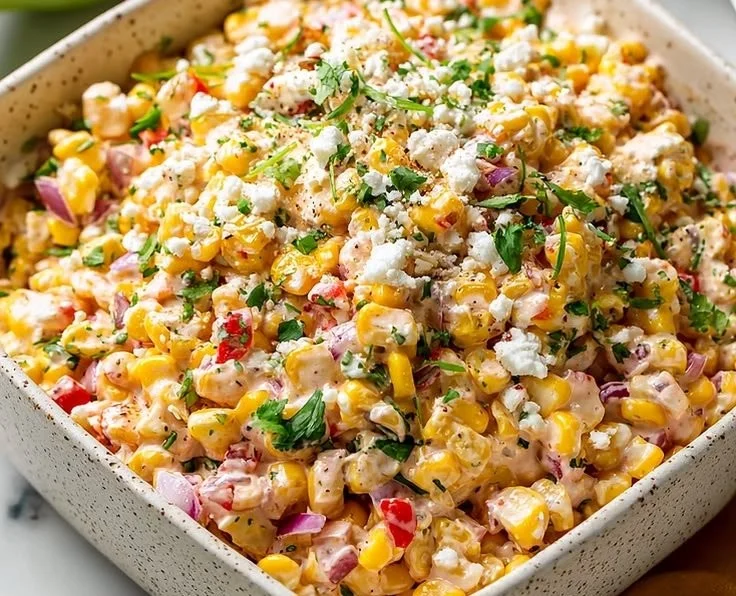 Classic Mexican Street Corn Salad