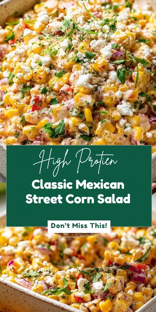 Classic Mexican Street Corn Salad