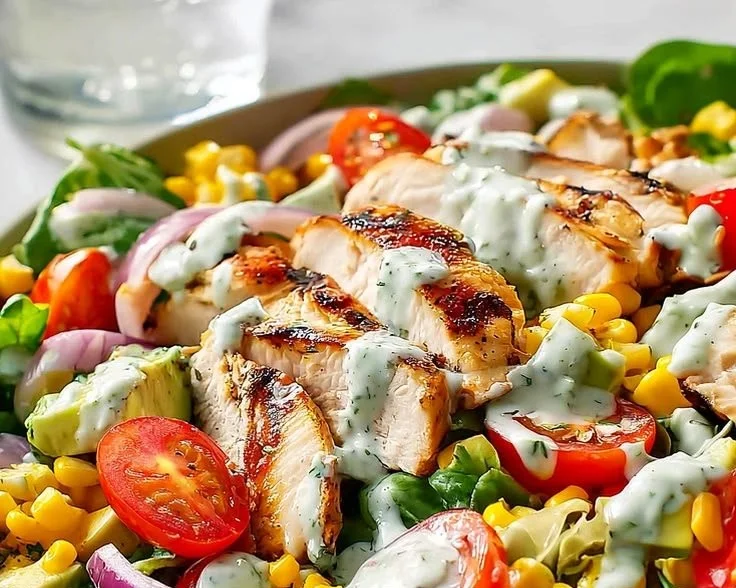 Cobb Salad with Ranch Dressing