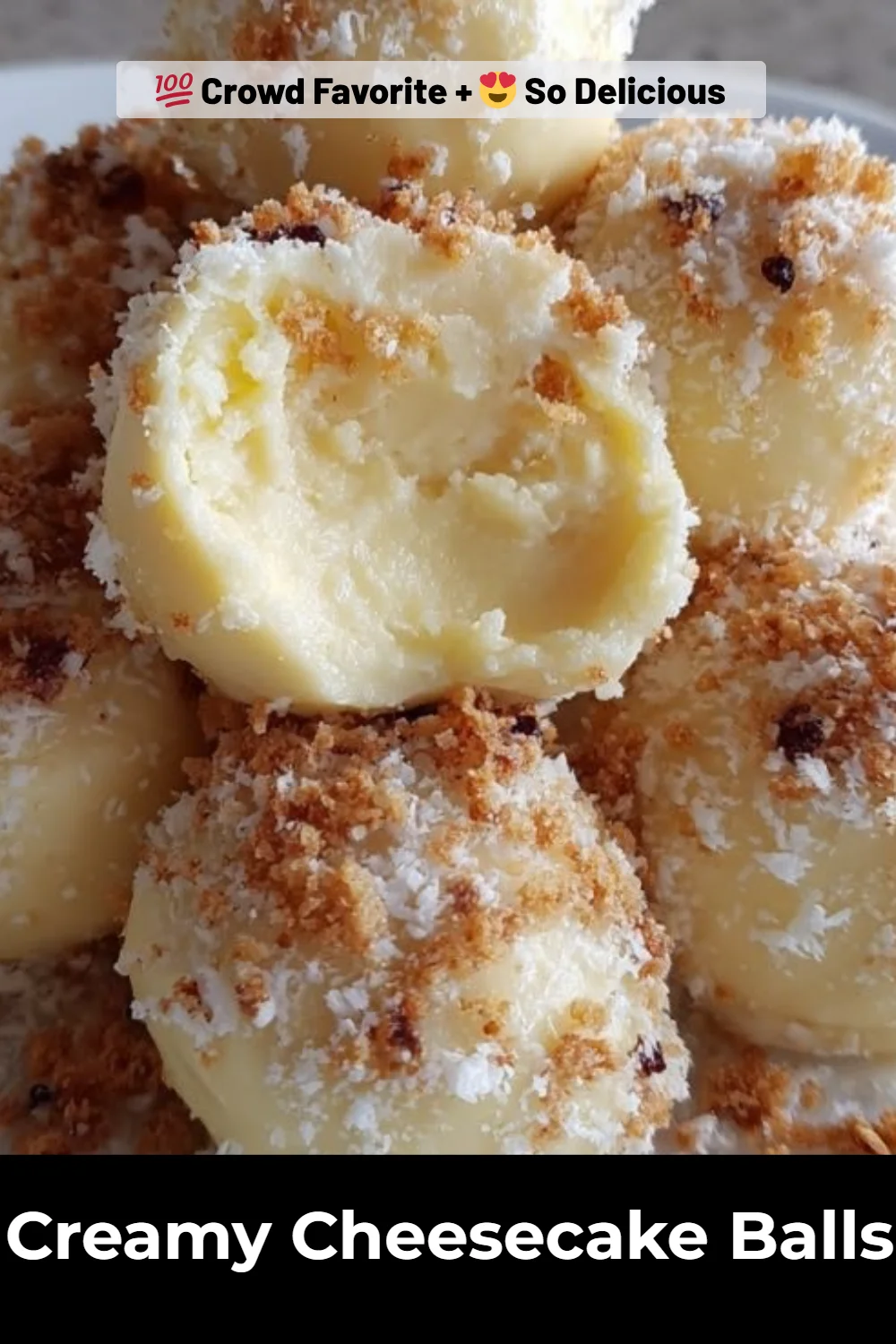 Creamy Cheesecake Balls