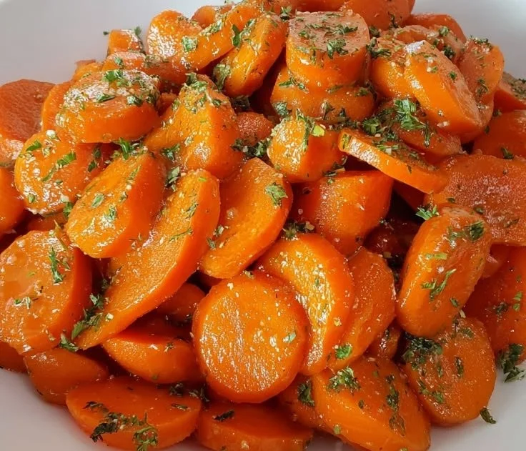Crockpot Honey Maple Glazed Carrots