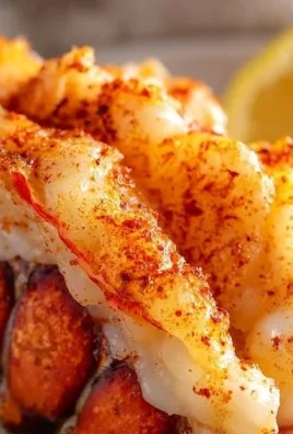 Delicious easy Blackstone grilled lobster tails on a platter.