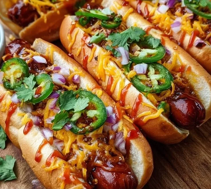 Firecracker Hot Dogs with Sweet & Spicy Kick