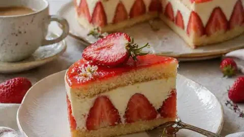 Fraisier mascarpone