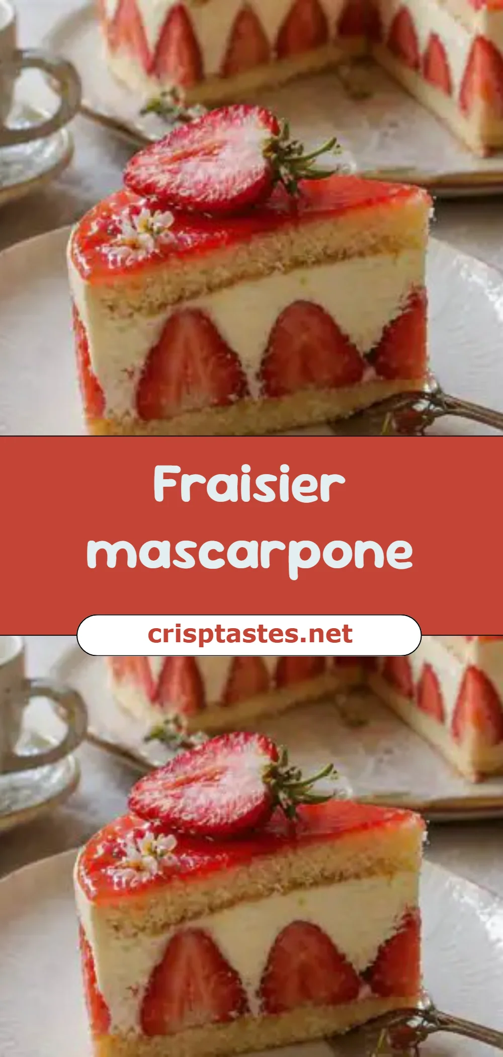 Fraisier mascarpone