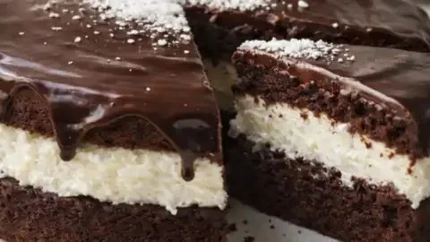 Gâteau Fondant Chocolat Mousse Coco
