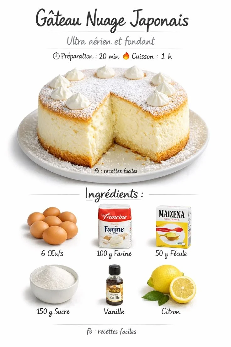 Gâteau Nuage Japonais